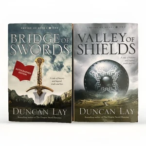 Bridge Of Swords (Signed!) & Valley Of Shields Duncan Lay Empire Of Bones PBs - Bild 1 von 7