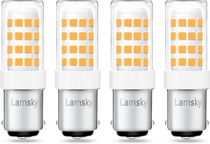 LED BA15D Double Contact Bayonet Base 120 Volts 4W Led Light Bulb,T3/T4/C7/S6,Wa - Picture 1 of 12