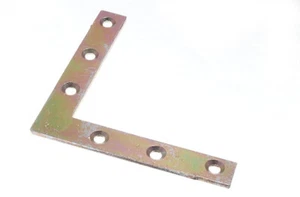 4 X Supporti Angolari Piatto 100Mm (4 Pollici) Yzp Acciaio | Onestopdiy Nuovo - Foto 1 di 1