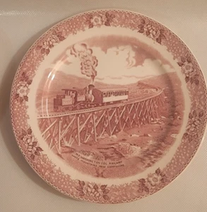 Mt. Washington Old English Stallordshire Ware plate - Picture 1 of 3
