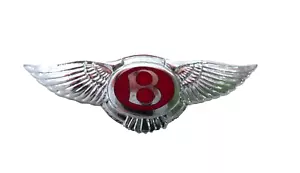 Sterling silver enamel Bentley brooch - Picture 1 of 4