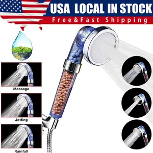 Filtered Shower Head with Handheld,3 Spray Modes High Pressure Water Saving Lot - Picture 1 of 19