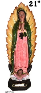Nuestra Señora de Guadalupe / Virgen de Guadalupe Religión y Espiritualidad 21" Pulgadas - Imagen 1 de 3