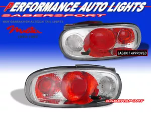 Set of Pair Chrome Altezza Style Taillights for 1990-1997 Mazda MX-5 Miata - Picture 1 of 3