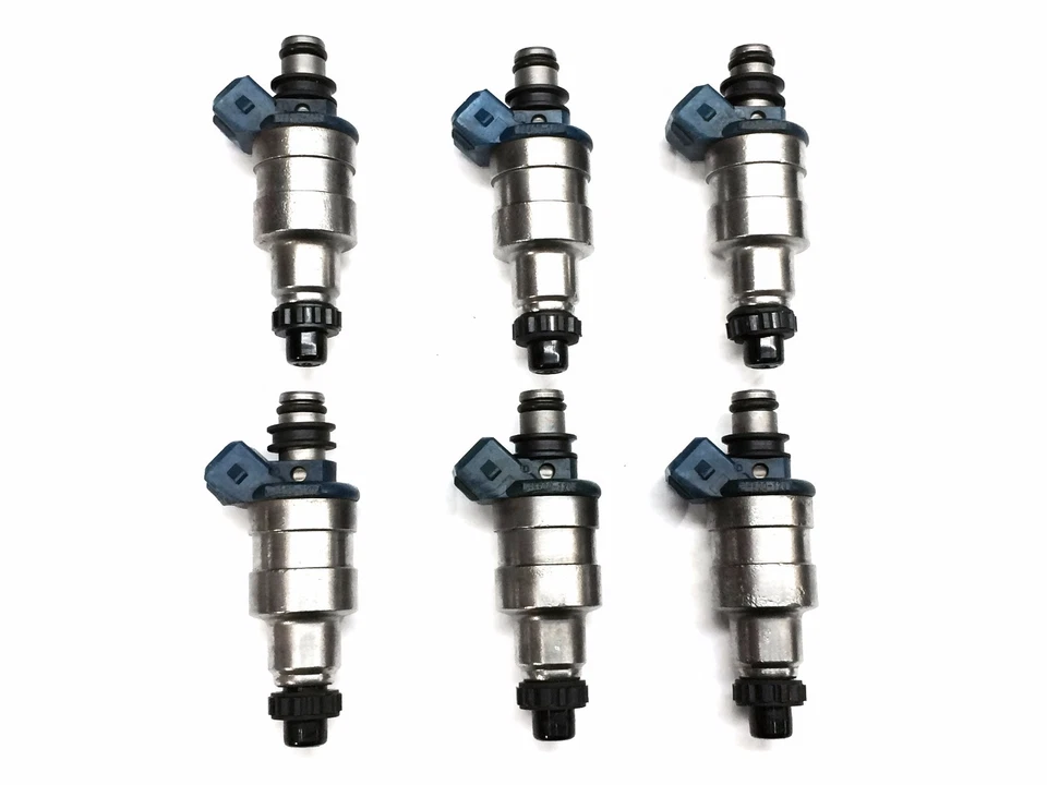 JUEGO DE 6 INYECTORES DE COMBUSTIBLE DENSO 1988 MAZDA 929 3,0 L V6 195500-1280 Foto 1 de 2