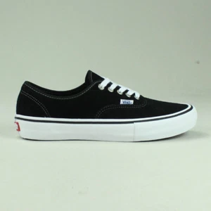 Vans Authentic Pro Trainers Brand New in Black/White UK Sizes 4,5,6,7,8,9,10,11 - Picture 1 of 6