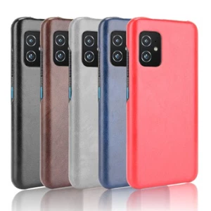 For Asus Zenfone 8 Zenfone8mini 8Flip Retro Leather Fabric hard case back cover - Picture 1 of 21