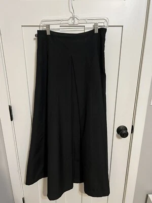 Polo Jeans Co Ralph Lauren Black Skirt Wool Blend Vintage Size 6 - Image 1 of 4