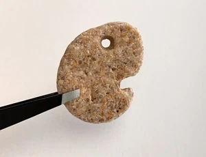 #e g Holey Beach Rock Natural Bruja Hada Piedra Letra Inicial Adder EE. UU. - Imagen 1 de 12