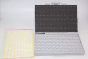 SCATOLA VUOTA-ALL-72 scatola scompartimento SMD SMT condensatore resistenza organizer 0805 0603 - Foto 1 di 6