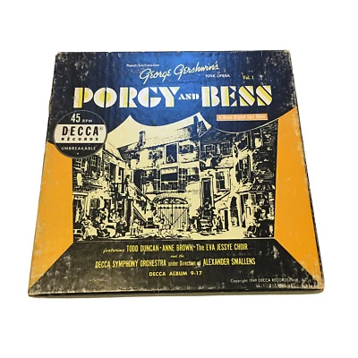George Gershwin Folk Opera Vol 1 Porgy And Bess Decca 45 RPM 1949 Box Set  - Image 1 of 4