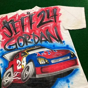 Camisa De Colección Jeff Gordon Para Hombres XXXL Blanca Roja Aerógrafo Nascar Estampado Completo Y2K - Imagen 1 de 14