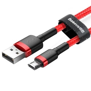 Baseus REVERSIBLE Micro USB Cable MicroUSB Cord android FAST Charging chargeur - Picture 1 of 10