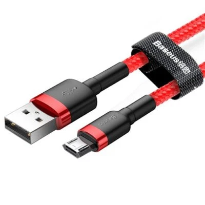 Baseus REVERSIBLE Micro USB Cable MicroUSB Cord android FAST Charging chargeur  - Image 1 of 4
