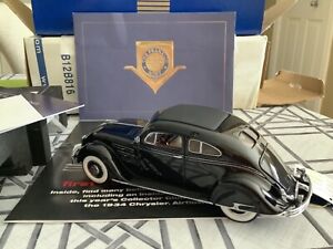 FRANKLIN MINT 1934 CHRYSLER AIRFLOW DIE CAST 1:24 SCALE limited edition 