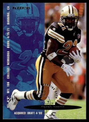 1995 Fleer #261 Derek Brown New Orleans Saints - Image 1 of 2