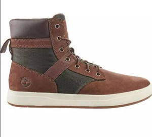 BOTA NUEVA EN CAJA MENTIMBERLAND TB 0A2BAX CL3 DAVIS SQURE CUERO/FAB MID D. MARRÓN NOBUCK - Imagen 1 de 4