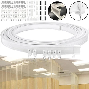 Ceiling Curtain Track RV Sliding Curtain Rail System Room Divider Ceiling Track - Picture 1 of 12
