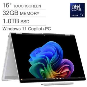 HP Omnibook 7 Flip: Ultra 7 258V, 16" 3K OLED Touchscreen, 32GB DDR5, 1TB SSD - Foto 1 di 6