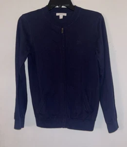 Burberry Boys Long Sleeve Cardigan Nova  Navy Size 12Y-152 cm - Picture 1 of 9