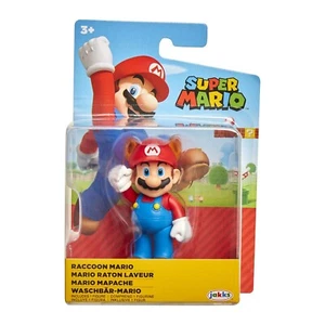 Jakks Pacific Nintendo Super Mario Raccoon Mario Action Figure Figura 6,5cm - Bild 1 von 9