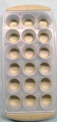 Eiswürfelform Rund Eiswürfelbereiter mit flexiblem Boden 18 Eisfächer Eiswürfel - Bild 1 von 2