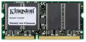 256MB Kingston PC100 SDRAM 100MHz 144pin SO-DIMM KTT-SO100/256 Toshiba PA3069U - Picture 1 of 1