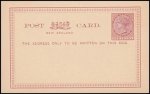 NUEVA ZELANDA 1876 QV PAPELERÍA POSTAL 1d. COMO NUEVO (ID:30/D47330) - Imagen 1 de 1