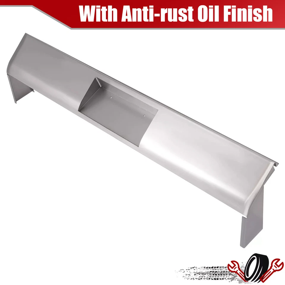 Rear Steel Roll Pan W/License Box For Chevy/ GMC Truck 1947-1953 48 49 50 51 52 Foto 1 de 4