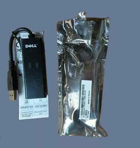 Télécopieur externe Dell USB 56K modem chat bande étroite RD02-D400 Windows 7 8 10 XP Vista - Photo 1/4