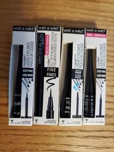 Wet N Wild Mega Liner Fast Drying Liquid Eyeliner-Pick your Color - Picture 1 of 9