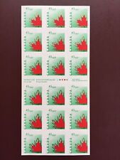 Canada Stamp Pane/Sheetlet - 1998  45-cent  STYLIZED MAPLE LEAF  Sheetlet of 18