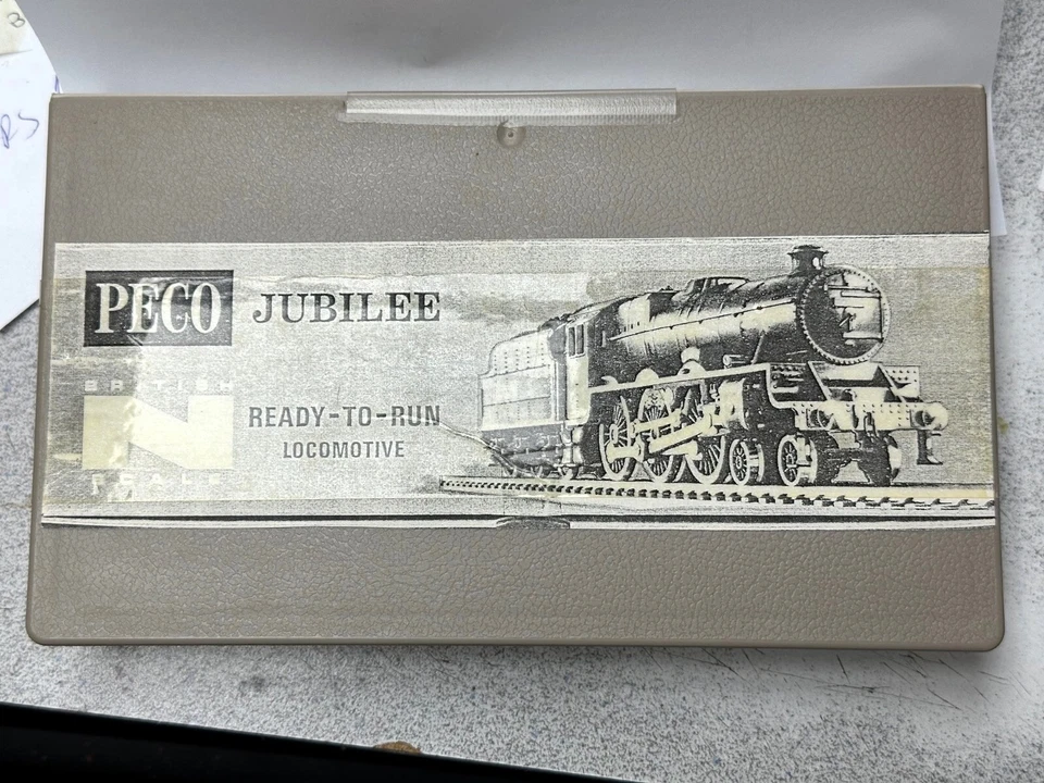 Масштаб N Peco NL-21 класса 5XP 'Jubilee' 4-6-0 в LMS черный не org коробка B - Изображение 1 из 4