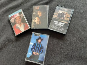 Clint Black, Garth Brooks, George Straight Hornsby Country Cassette Tape Lot - Picture 1 of 6