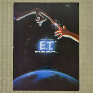 E.T. The Extra-Terrestrial Japan Movie Program 1982 Dee Wallace Steven Spielberg - Picture 1 of 5