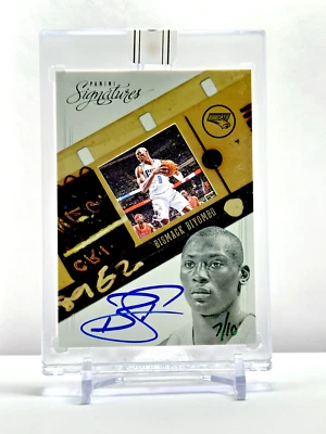 2012-13 Panini Signatures #'d /10 Bismack Biyombo Charlotte Hornets No. 161 - Image 1 of 2