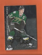 1999-00 BAP MILLENNIUM DERIAN HATCHER ON CARD AUTO #77 DALLAS STARS