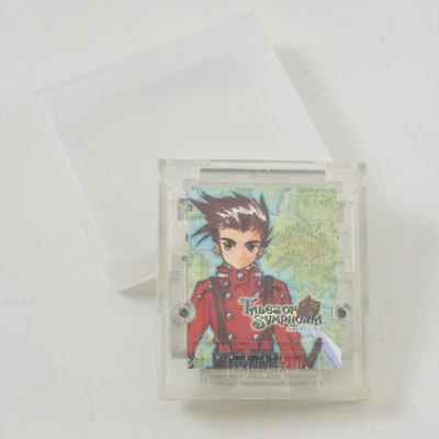 HORI Nintendo Gamecube Memory Card 251 Tales Of Symphonia Clear + Case 2033 gc - Image 1 of 4