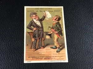 CHROMO CARD SICARD EAU DES CARMES BOYER 1877 - Bild 1 von 2