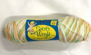 Vtg Caron The Rite Weight for Sports Weight Yarn~3210 MOD BABY~3.5 oz 100% ORLON - Picture 1 of 9