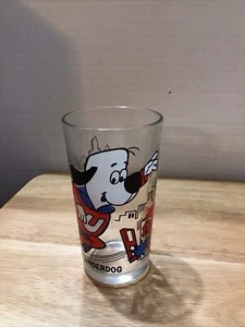 Vintage Pepsi Underdog Glass Cup Mug TV Show Cartoon Superhero Dog Leonardo TTV - Picture 1 of 6