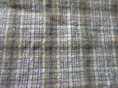 100% Wool Multi Colored Tweed Fabric Piece Remnant 29" x 80" Heavy Weight - Image 1 of 3