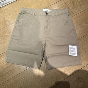 Topman Slim Chino Shorts Size 34 Stone - Picture 1 of 3