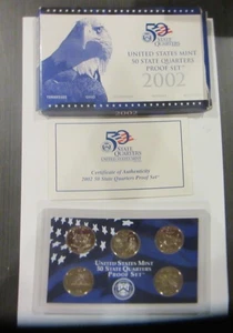 2002 US Treasury State Quarters Proof Set - Picture 1 of 2