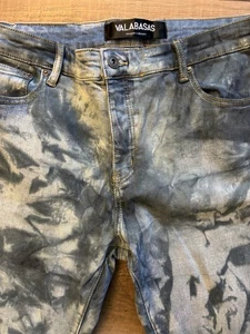 Valabasas Jeans Herren 38 x 32 Blau Distressed Button Fly Denim 5 Pocket - Bild 1 von 10