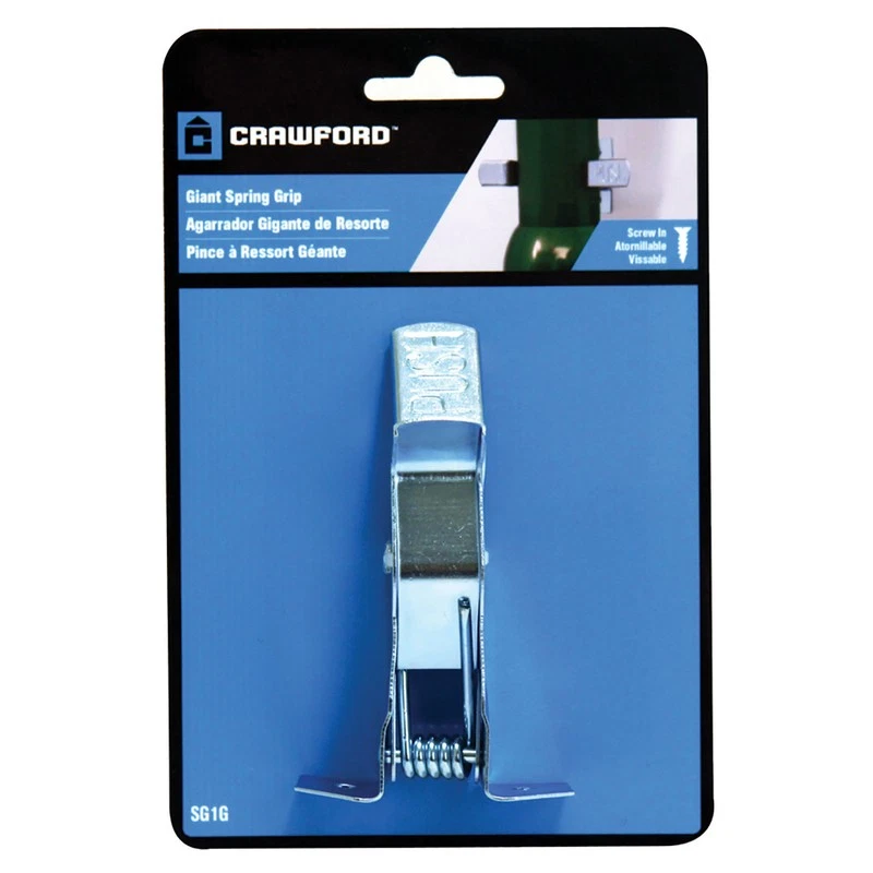 Clip de resorte gigante Crawford chapado en zinc de acero plateado 0,16 L x 0,14 H x 0,11 W pulgadas Foto 1 de 1