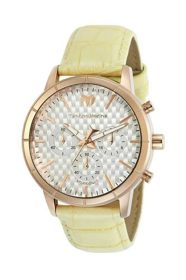 TechnoMarine MoonSun Women's Rose Gold Chronograph Watch 40mm TM-117027 - Изображение 1 из 1
