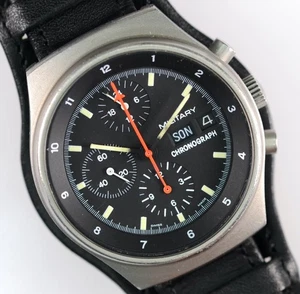 Orfina Uhr Porsche Design Military Chronograph BUND Lemania 6645-12-194-8642 - Picture 1 of 10