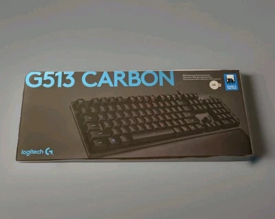 Logitech G513 Carbon Mechanical Gaming Keyboard  RGB LIGHTSYNC, BRAND NEW! - Image 1 of 4