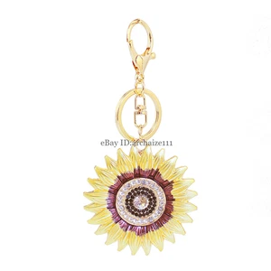 Sunflower Plants Fashion Sunflower Keychain Accessories Bag Pendant Keychain - Picture 1 of 6